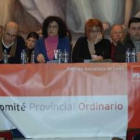 Asistentes al Comité Provincial del PSOE cuya apertura corrió a cargo del secretario provincial