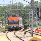 Uno de los trenes que conecta con Ponferrada.