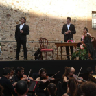 Un momento de la interpretación de la conocida ópera de Verdi en el castillo. ANA F. BARREDO