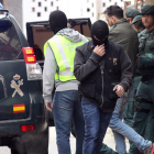 Traslado del marroquí detenido en Calahorra (La Rioja). A.  ALONSO