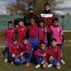 Formación del CD Astorga que milita en 2ª Benjamín. FERNANDO OTERO