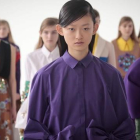Modelos de Delpozo, antes del desfile en Nueva York, este miércoles.