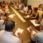 El nuevo consejo se constituyó ayer en la Diputación. RAMIRO