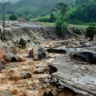 Fotografía de una zona rural afectada por las lluvias en la ciudad de Teresópolis.