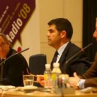 Enrique Beotas, Jaume Sagalés y Paulino Castells, ayer en la Casa de Cultura de Ponferrada