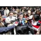 Alejo, junto a Francisco Fernández, en una imagen de archivo en León