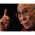 El dalai lama, durante una presentación ante los medios de comunicación en Sídney.