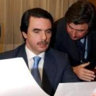 Aznar inició ayer una intensa semana diplomática con visitas a Fox y Bush