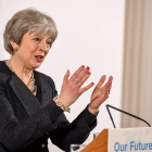 La primera ministra británica Theresa May. RATHCLIFE