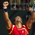 Ferrer cerró el 5-0 de España ante Dinamarca.