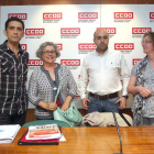 Responsables de CC.OO. y UGT presentaron sus propuestas para mejorar la Renta Garantizada.