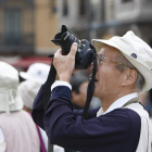 Turistas nipones en su visita a la capital de la provincia. JESÚS