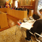 Imagen de archivo de un pleno en la Diputación. RAMIRO