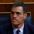 Pedro Sánchez, en el debate de los Presupuestos en el Congreso.