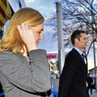 Juicio 8 La infanta Cristina e Iñaki Urdangarin, tras su cuarta jornada en el banquillo, el jueves.