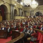 Imagen de un pleno del Parlament de Catalunya