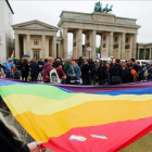Protesta del colectivo gay en Berlín, en junio del 2016.