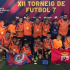 La delegación leonesa del FC Barcelona se hizo notar en el torneo y en los actos sociales. DL