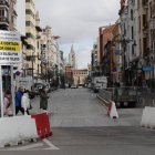 Obras de mejora en la calle Ordoño