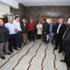 Reunión por el carbón celebrada ayer en Fabero. A. F. B.