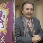 Juan de Dios Román, presidente de la Federación Española, en una reciente visita a León.