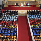 Encuentro en El Escorial con profesores universitarios.