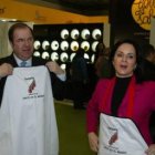 Juan Vicente Herrera y Silvia Clemente, en su visita al Salón Internacional del Club del Gourmeet.