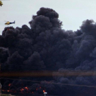 El incendio en una imagen del pasado viernes