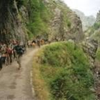 Varios alumnos participantes en la Ruta Quetzal en Picos de Europa en ediciones anteriores