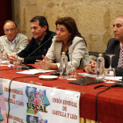 La viceconsejera de Función Pública clausuró la jornada de Sivele-Uscal. MARCIANO PÉREZ