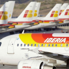 IAG, grupo empresarial que englobla, entre otros, a Iberia, prevé recomprar acciones por valor de 500 millones de euros en 2018.