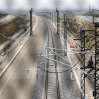 Trazado de la Alta Velocidad de la línea León-Madrid.