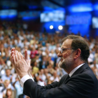 Rajoy, hoy, en su discurso de despedida