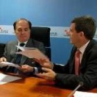 El vicepresidente de la Junta, ayer durante la firma de un convenio en Valladolid