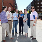 El director, Salvador Hidalgo junto a los concejales de Educación, Policía y Urbanismo.