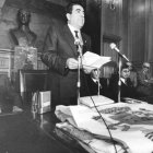 Alberto Pérez Ruiz preside un pleno de la Diputación en una imagen de archivo.