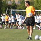 Paulino dirigió ayer su primer entrenamiento con el Puente.