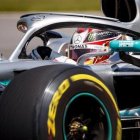 El británico Lewis Hamilton estrelló su Mercedes en el primer día del GP de Canadá.