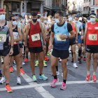 La Media Maratón ‘Vía de la Plata’ contó con más de 120 protagonistas en la línea de salida de una carrera que regresó tras un año de ausencia por el covid. MARCIANO PÉREZ