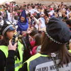 Fiesta en Salamanca ayer, sin respetar las medidas de seguridad. J.M. GARCÍA