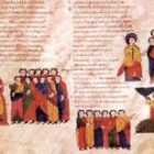 Página de la Biblia de San Isidoro (siglo X), presente en la muestra