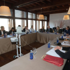 El Castillo de Ponferrada acogió la reunión para constituir la ruta templaria. L. DE LA MATA