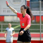 Verónica González, colegiada leonesa de Primera División Femenina. DL