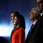 Los reyes, ayer, en Argentina durante su viaje oficial. PEDRO MUÑOZ