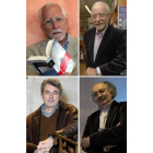 Los escritores leoneses Luis Mateo Díez, José María Merino, Andrés Trapiello y Antonio Colinas.