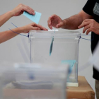 Una urna en la jornada electoral