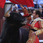 Damián Castaño confirmó ayer su alternativa en la feria de San Isidro. ZIPI