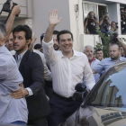 El primer ministro griego Tsipras alcanzó en las urnas un respaldo mayor al esperado según los sondeos.