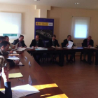 El presidente de la CHMS se reunió ayer con técnicos y regantes en la sede de Ponferrada.