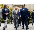 El consejero Veganzones, ayer en Ávila. RAÚL SANCHIDRIÁN
